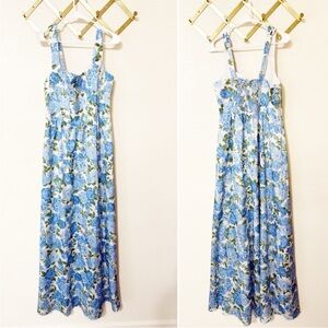 NEW Show Me Your Mumu Nina Maxi Dress in Cottage Floral Blue